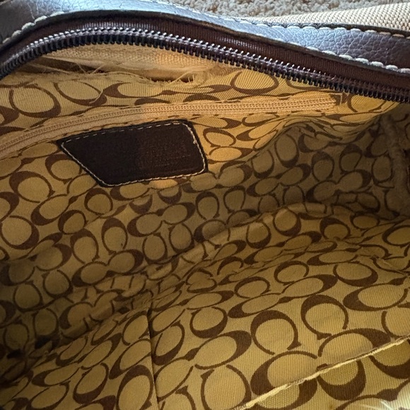 Brown Patterned Handbag - Picture 8 of 9